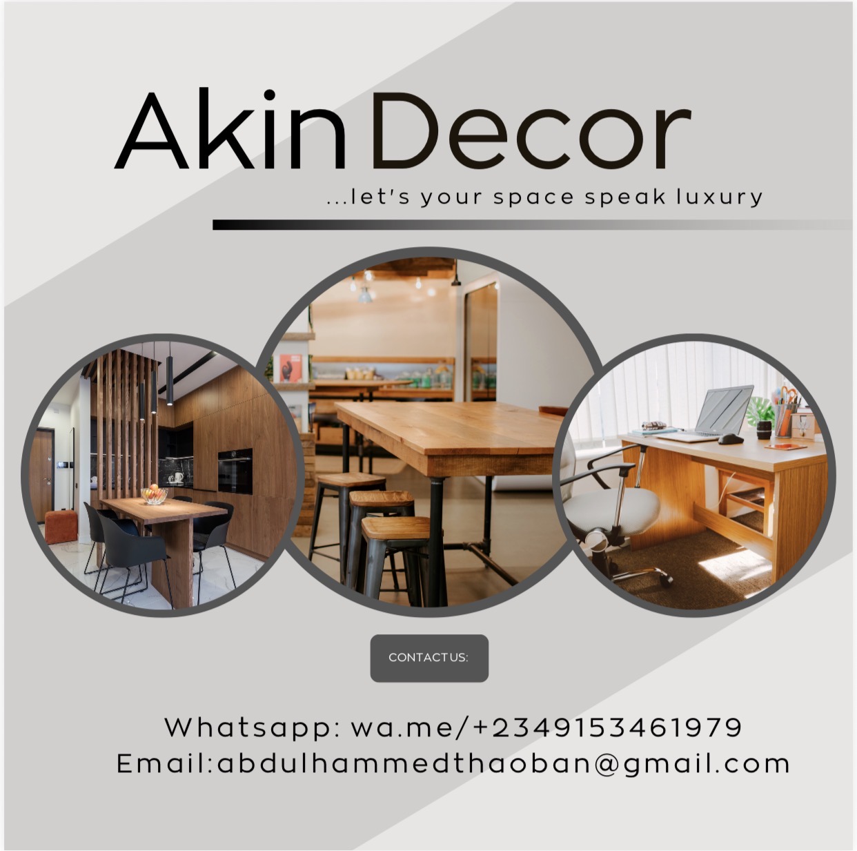 Akin Decor interiors